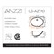 Anzzi Rhodes 17" Ceramic Undermount Sink Basin in White LS-AZ110 - alternate 3